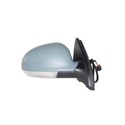Rétroviseur extérieur côté passager pour Volkswagen Jetta 2005-2010, électrique et chauffant, avec clignotant et éclairage de bas de porte, référence VW1321123