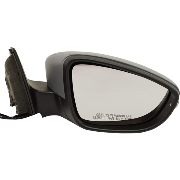2011-2018 Volkswagen Jetta  Mirror Passenger Side Power Heated Ptm Without Memory With Signal Gli/Hybrid Sedan