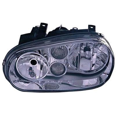 1999-2002 Volkswagen Cabrio Head Lamp Driver Side With Fog (Chrome Bezel) High Quality