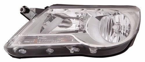 Phare avant gauche (côté conducteur) pour Volkswagen Tiguan 2009-2011, halogène haute qualité, VW2502143