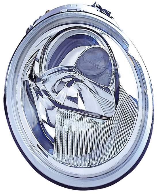 Phare avant côté passager pour Volkswagen Beetle 1998-2005, halogène (sauf modèles Turbo S 2000-2002), haute qualité, VW2503106