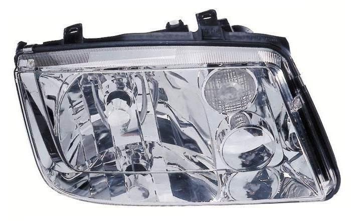 Phare avant côté passager pour Volkswagen Jetta 1999-2002 sans feu antibrouillard (Gen 4 jusqu'au VIN 2108641) - Haute qualité, VW2503115