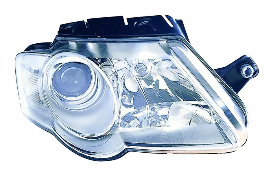 Phare avant côté passager pour Volkswagen Passat 2006-2010, halogène (marque Hella), haute qualité, VW2503130