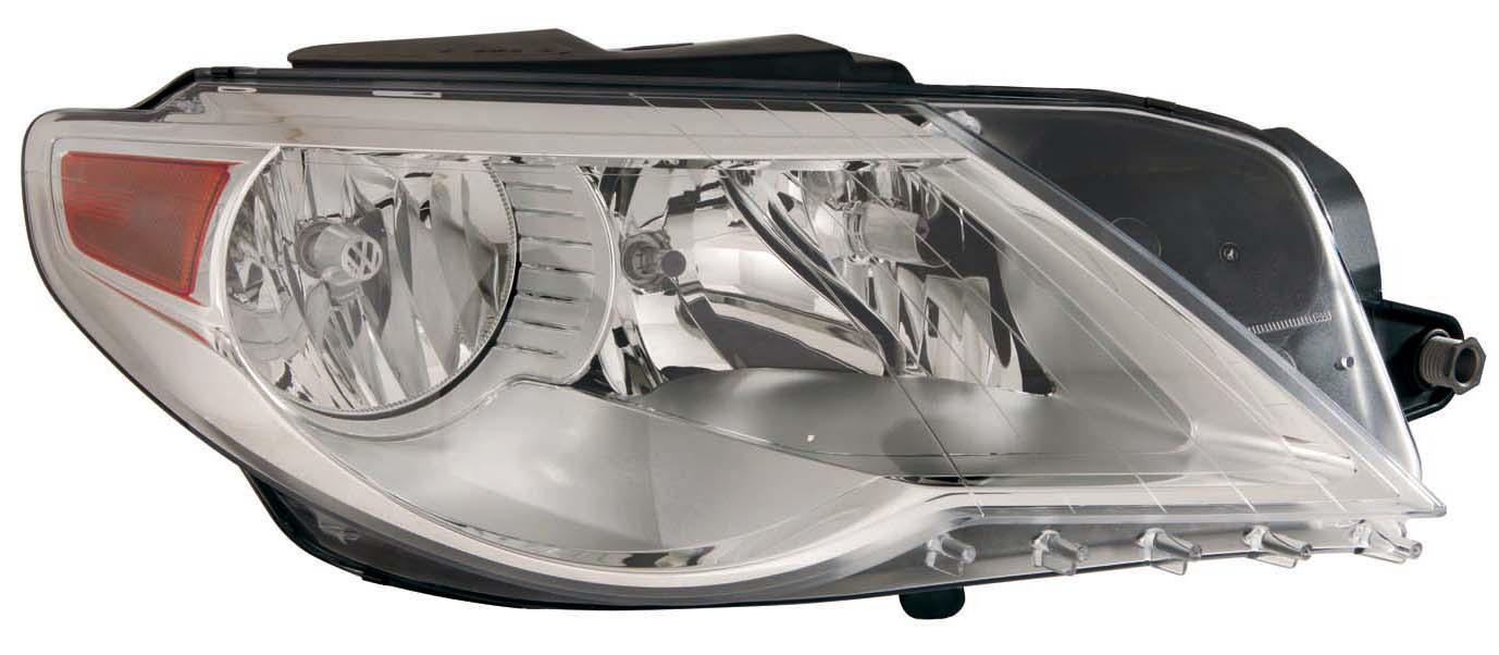 Phare avant côté passager Volkswagen CC 2009-2012 halogène haute qualité, VW2503139