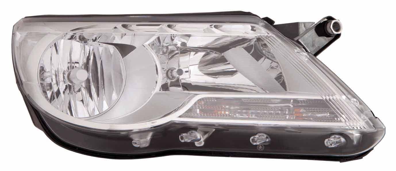 Phare avant côté passager pour Volkswagen Tiguan 2009-2011, halogène haute qualité, VW2503143