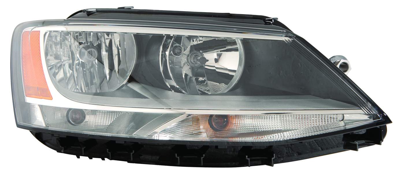 Phare avant côté passager Volkswagen Jetta 2011-2016, halogène, référence VW2503146C - Hunt Parts