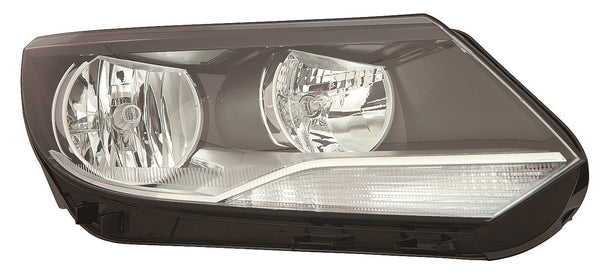 Head Lamp Passenger Side Volkswagen Tiguan 2012-2017 Halogen Capa , Vw2503152C