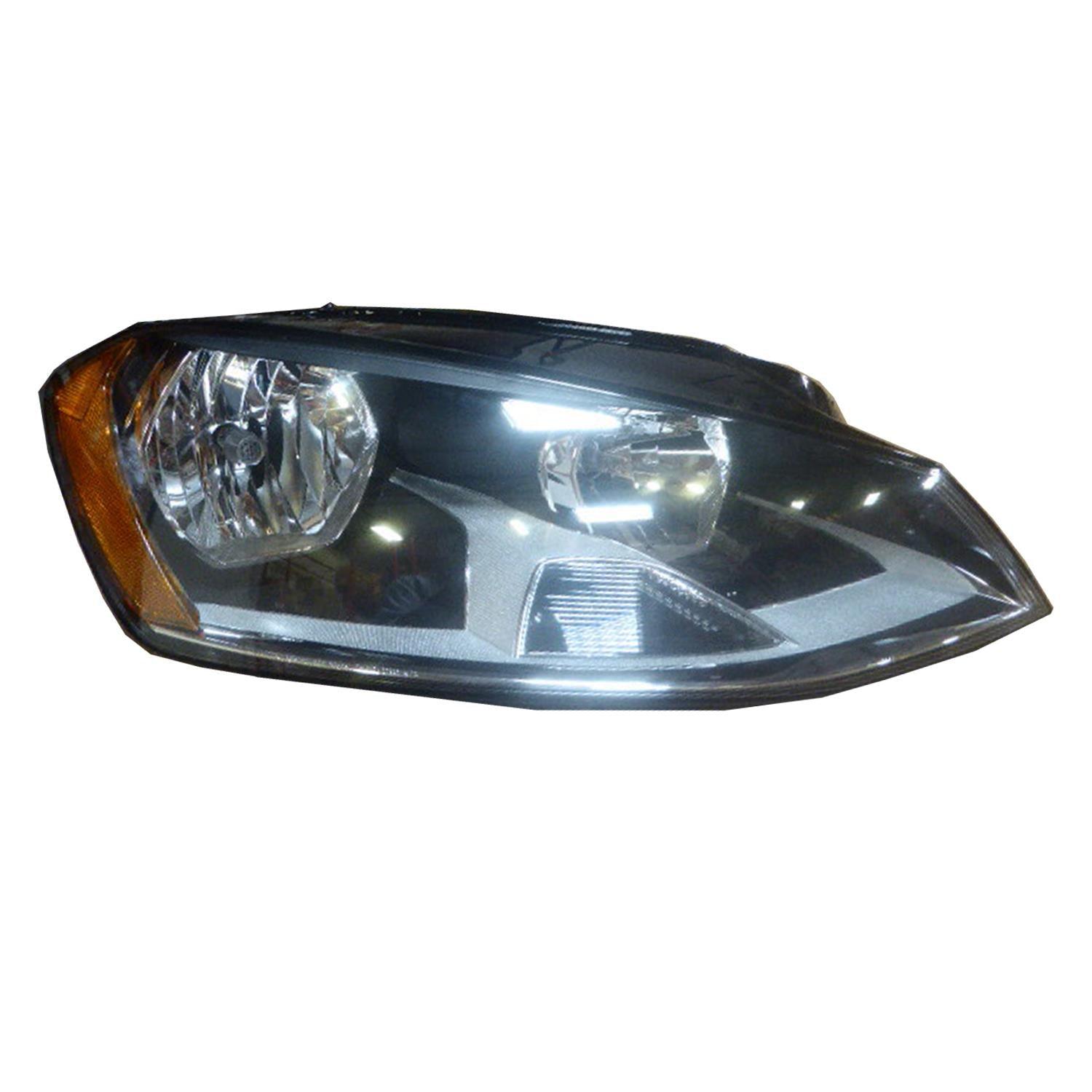 Phare avant côté passager pour Volkswagen Golf Sportwagen 2015-2017, halogène, à partir du 30/06/2014, haute qualité, VW2503160