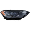 Head Lamp Passenger Side Volkswagen Jetta 2019-2022 Led Without Projector Lens Capa , Vw2503174C
