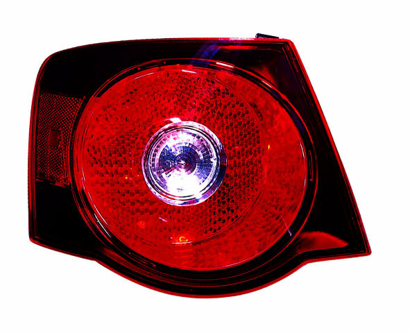 Feu arrière côté conducteur Volkswagen Jetta 2008-2010 Capa - Pièces détachées Hunt