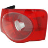 2005-2007 Volkswagen Jetta Tail Lamp Passenger Side (Red Lens) High Quality