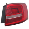 2015-2018 Volkswagen Jetta Tail Lamp Passenger Side With Out Led High Quality