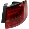 2015-2018 Volkswagen Jetta Tail Lamp Passenger Side Led High Quality