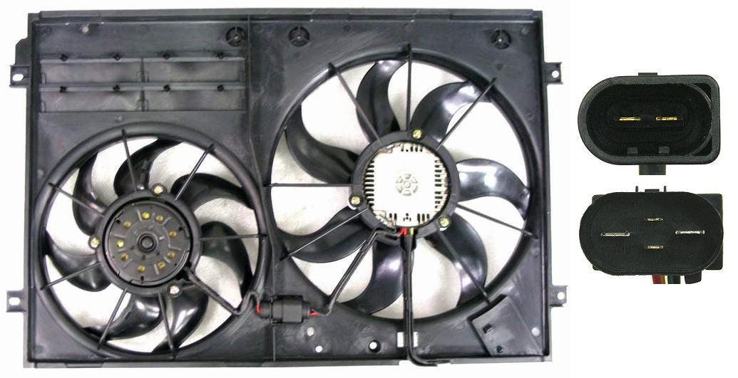 Ensemble ventilateur de radiateur pour Volkswagen Jetta Wagon 2009-2013, VW3117106